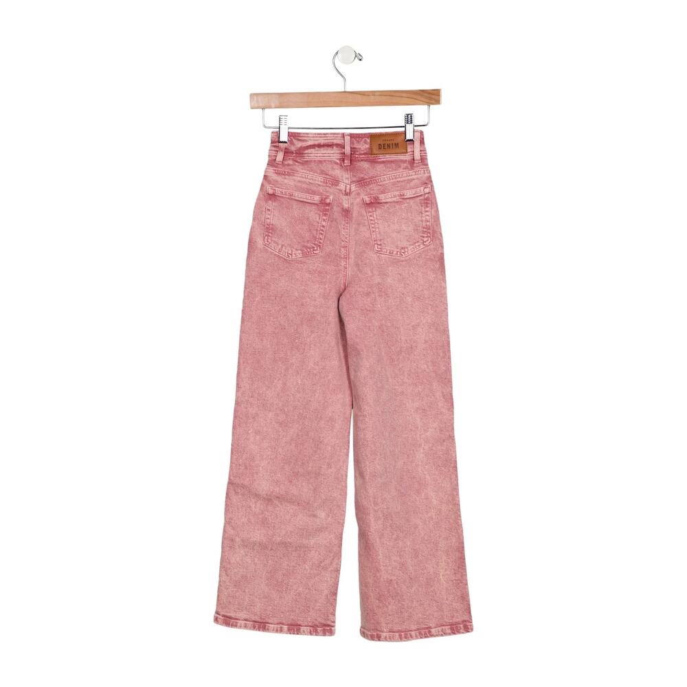Sezane Pink Flare & Wide Leg Jeans